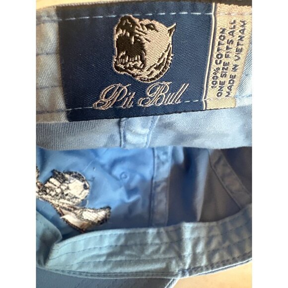 Lacrosse Embroidered Image Blue Hat Cap Adjustable - Picture 6 of 7